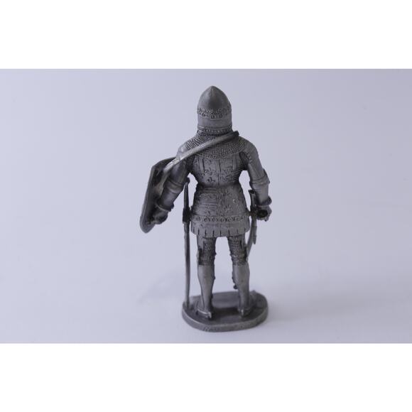 Knight, Pewter Figurine, Signed, Superior Models, 1978, Game Piece, Vintage - Picture 2 of 3